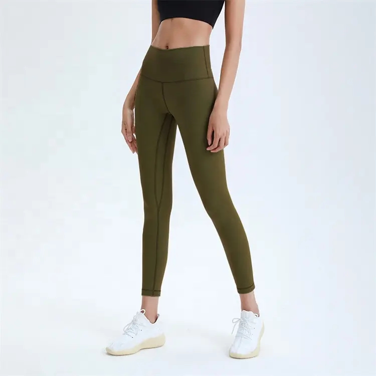 Butt Lift Gym Sportswear Ribbed Fabrics Jogging Yoga Leggings for Women