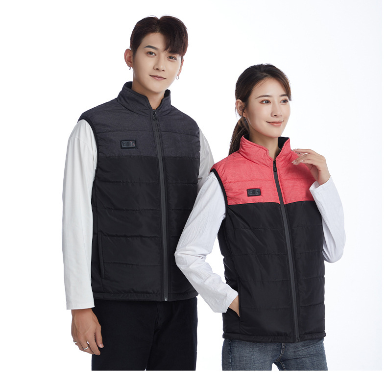 High Quality 5V USB Heated Vest With Thermal Reflective Lining For Outdoor Working Hiking Motorcycling Fishing