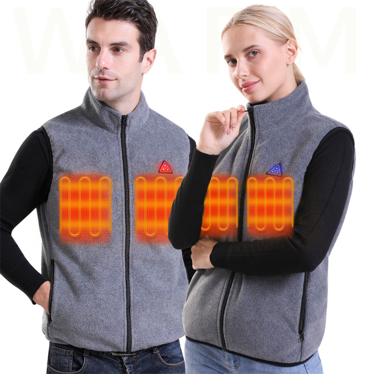 Clothing Vest Jacket Usb Battery for Men and Women Heating Zones Heated Vest Rechargeable Heated Vest