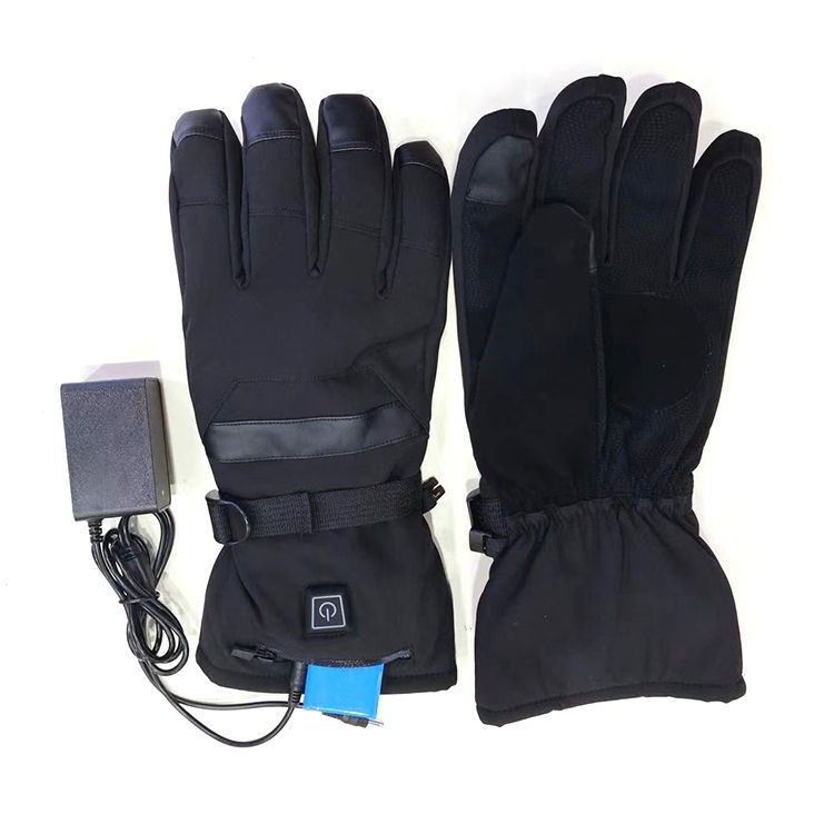 Waterproof Warm Winter Touch Screen High Heat Resistant Sublimation Gloves Rechargeable Battery Ski Heated Glove