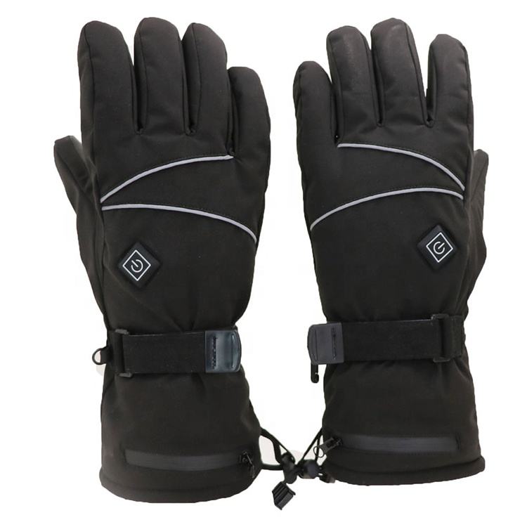 New Winter Waterproof Anti Skid Heat Proof Gloves Adjustable Outdoor Warm Gear Rechargeable Heated Gloves