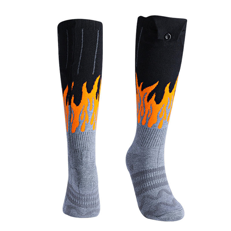 3350Mah Battery Reachable Heat Sock Powered Heated Socks Battery Rechargeable Electric Heated Socks