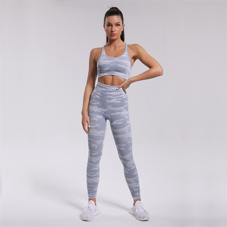 Custom Tie Dye Workout Clothing Activewear Women Leggings Athletic Wear Sports Bra Set Sex Yoga Suit Gym Camouflage yoga set