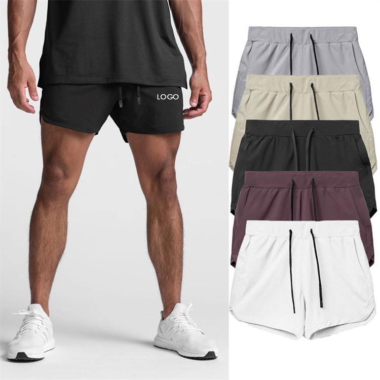 New Fashion Quick Drying Men's Workout Shorts 100% Polyester Breathable Basketball Custom Logo Sports Shorts For Men