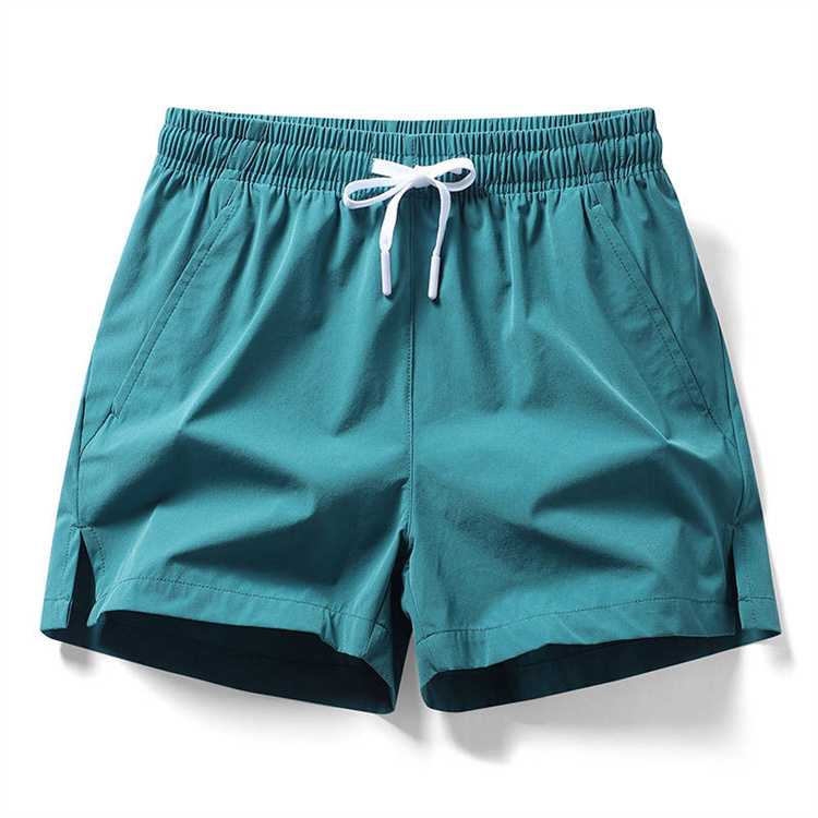 Recycled Polyester Beach Shorts Men's New Summer Loose Sports Elastic Shorts Ice Silk Quick Drying Beach pants