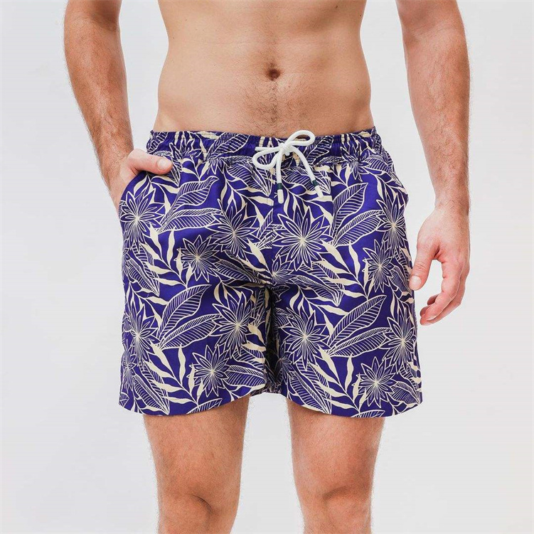 Polyester nylon quick drying swimming trunk men summer outfits custom manufacturer  digital printing men beach shorts