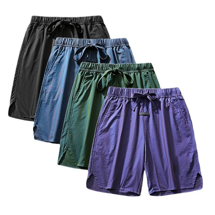 Custom logo Summer  men nylon sports training runningshorts fitness quick-drying marathon shorts pants