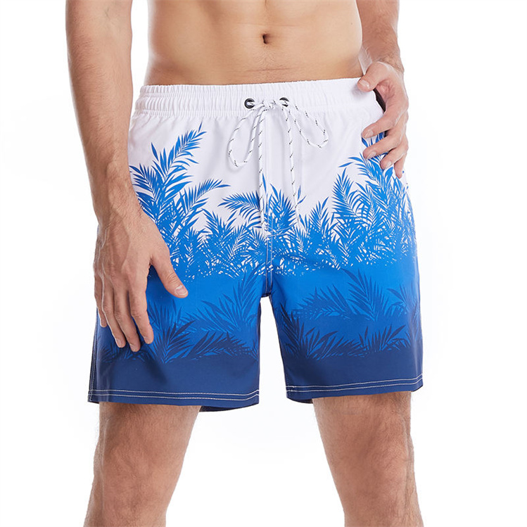 Summer Custom Pattern Sublimation Printing Polyester Quick Dry Plus Size Surf Shorts Men Breathable Board Swim Beach Shorts