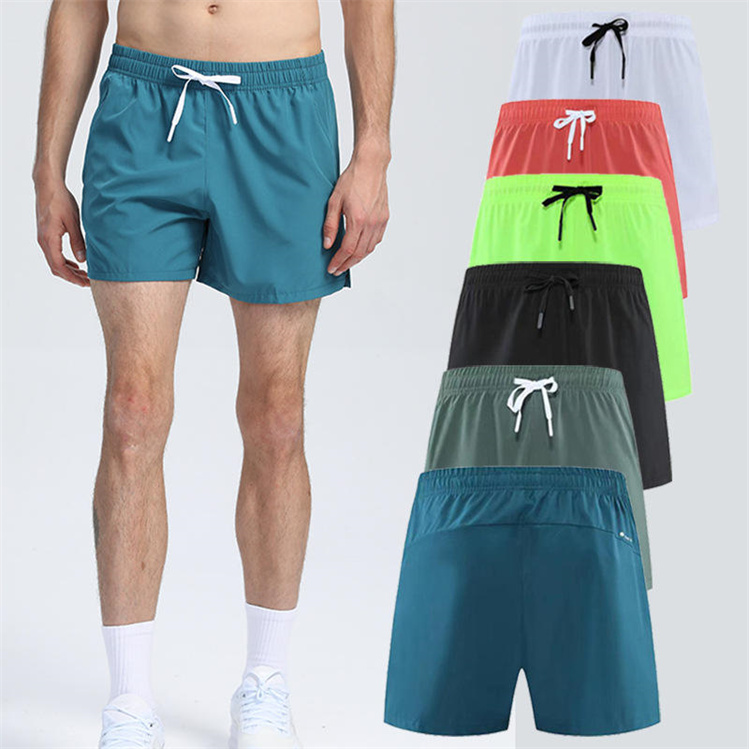 Quick Dry Mens Board ShortsSwim Trunk Elastic Drawstring Jogger Training Shorts Casual Athletic Gym Workout Shorts with Pockets