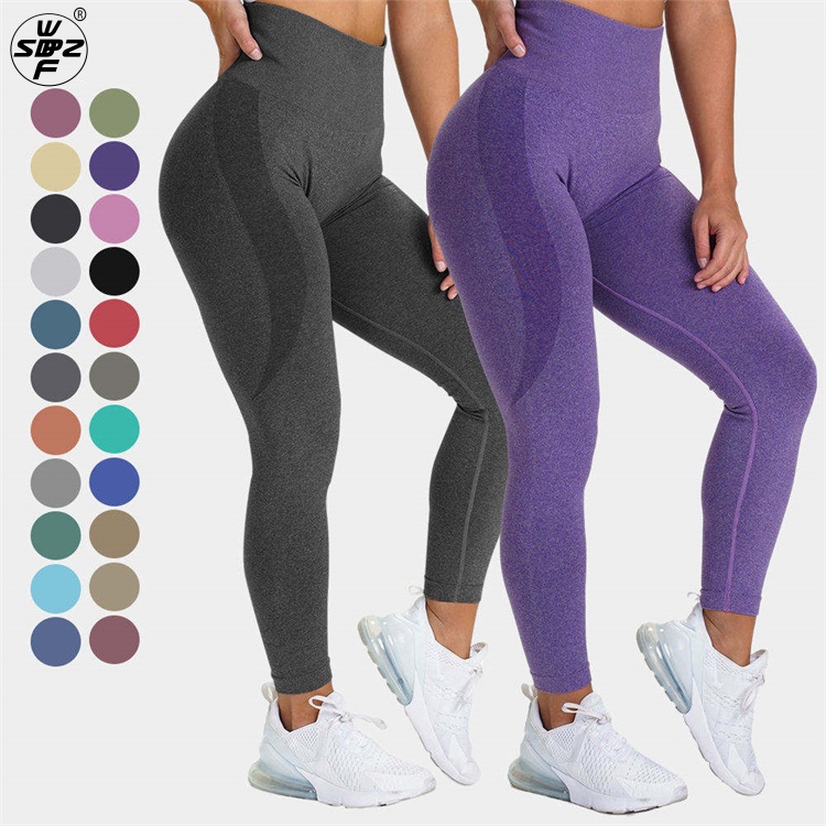 Women's Clothes High Waist Fitness Seamless Scrunch Butt Lift Pants Sportswear OEM/ODM Activewear Women Gym Set