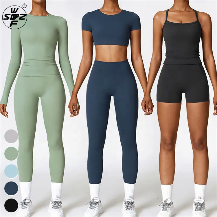 Women Quick Dry Workout Wear Sports Seamless Yoga Set OEM/ODM Gym Fitness Sets