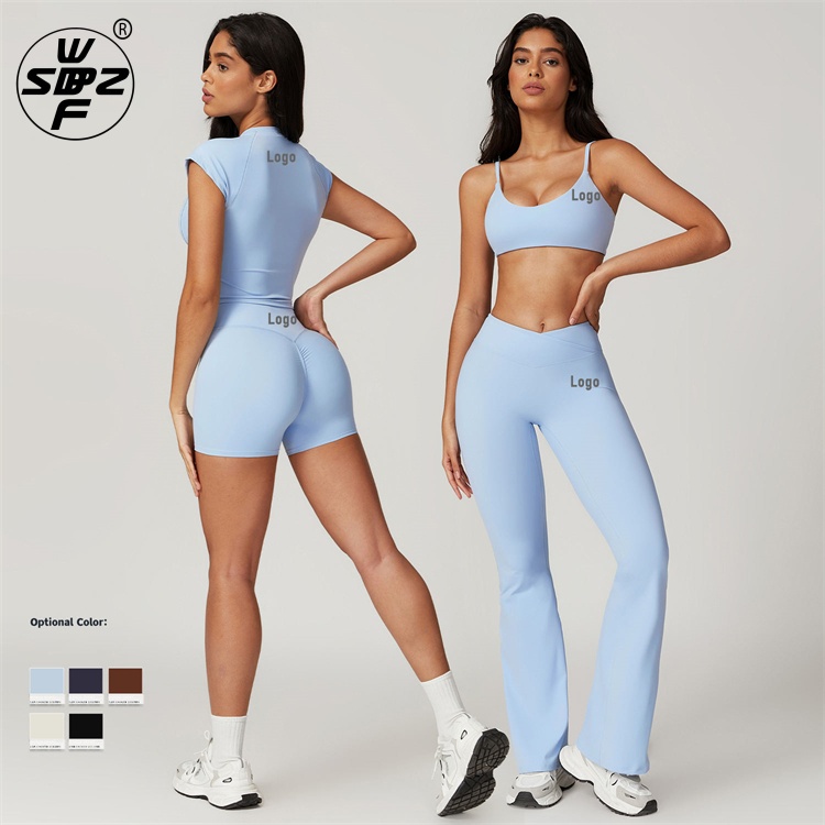 Fitness Yoga Wear Sports Bra High Waist Pant Set For Women OEM/ODM Sportswear Gym Clothing