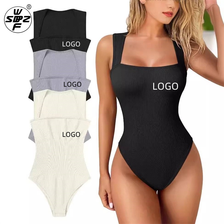 Women Sleeveless Tummy Control Slimming Shapewear Bodysuit for Women OEM/ODM Stretch Tank Tops Bodysuits