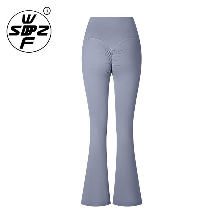 High Waist Comfy Fitness Sports Wide Leg Slacks Custom Yoga Loose Pants