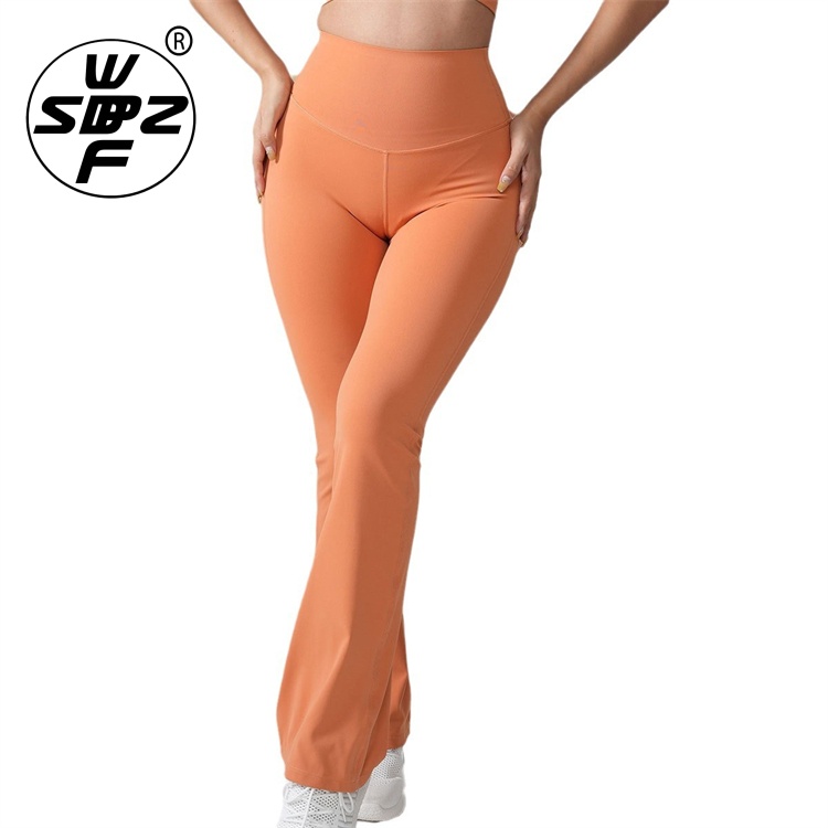 Fashionable Sexy High Waist Fitness Flared Yoga Pants Custom Best Loose Yoga Pants