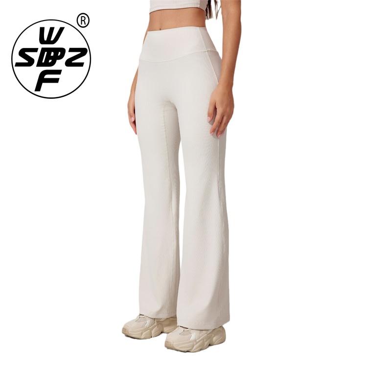 High-waisted Breathable And Comfortable Tight Casual Bell-bottoms Pants Custom Womens Yoga Pants