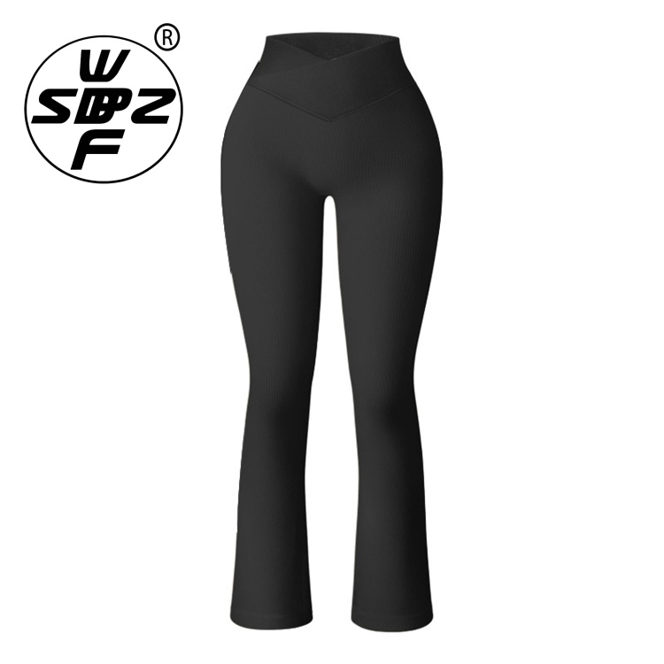 Lightweight Yoga Pants With Back Pockets OEM/ODM High Waisted Yoga Pants