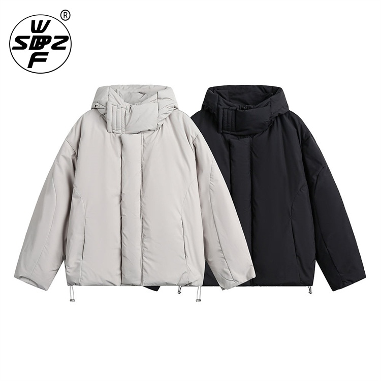 High Quality Thick Warm Fur Removable Hooded Down Jacket Custom Men's Down Coat Jackets