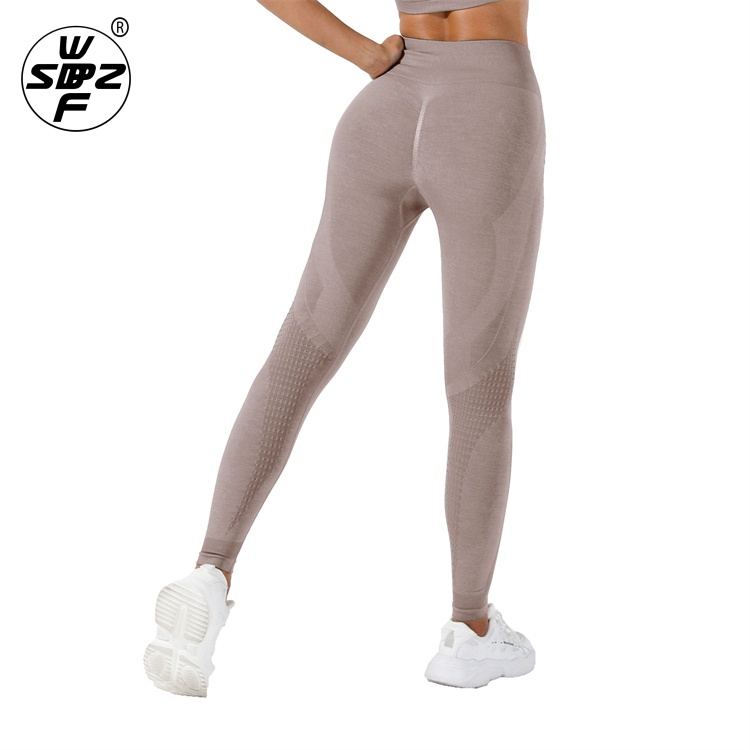 Women Compression Tummy Control Gym Fitness Butt Lifting Pants Custom High Waist Yoga Pants