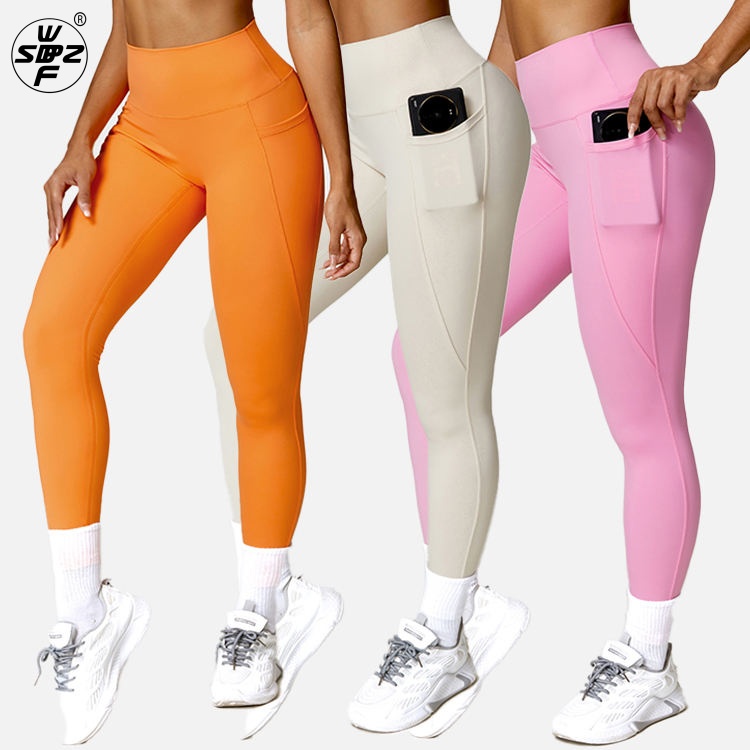 Women Peach Butt Running Workout Yoga Leggings For Women Custom Seamless Leggings